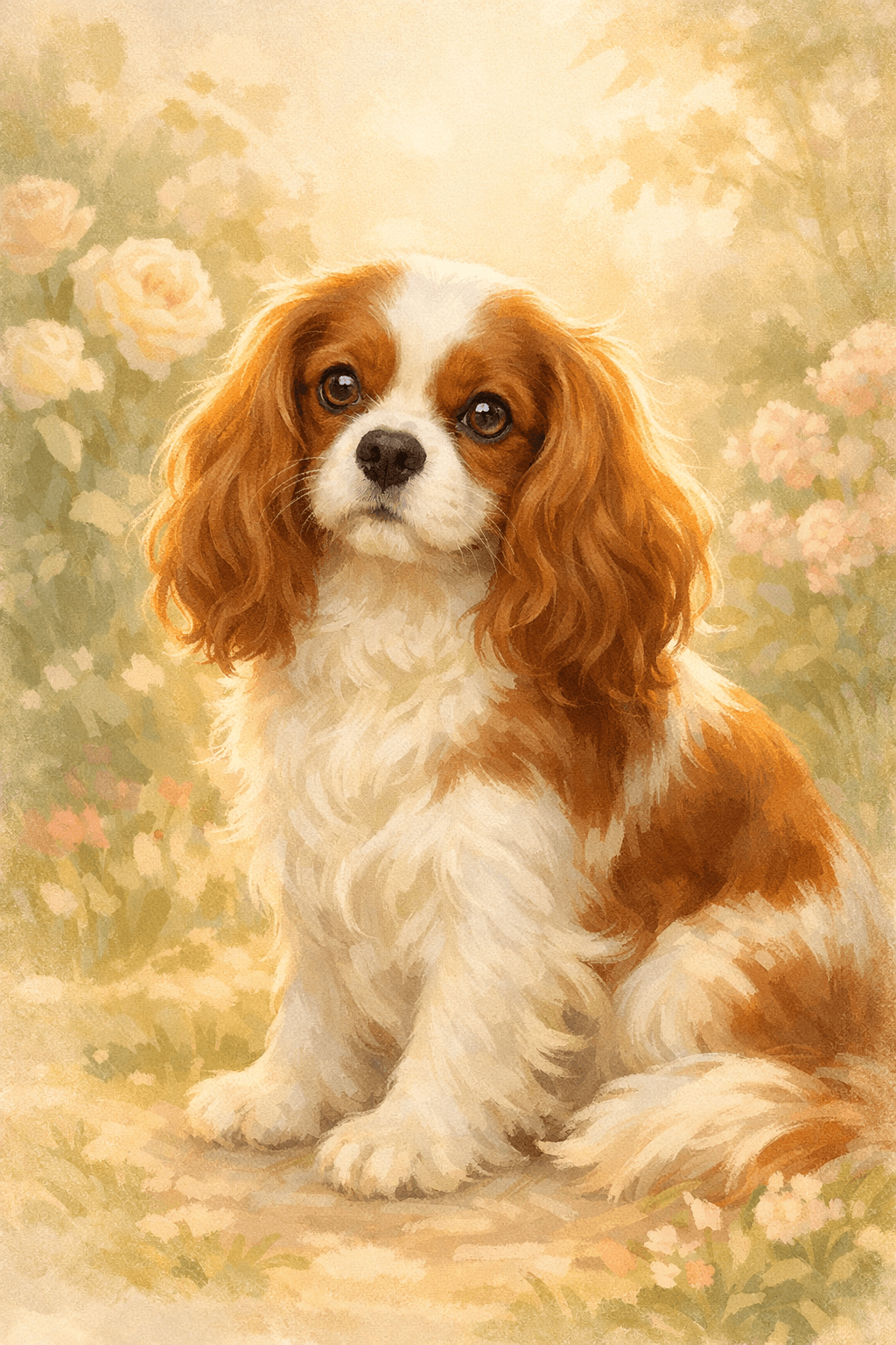 Soft Watercolor generated portrait